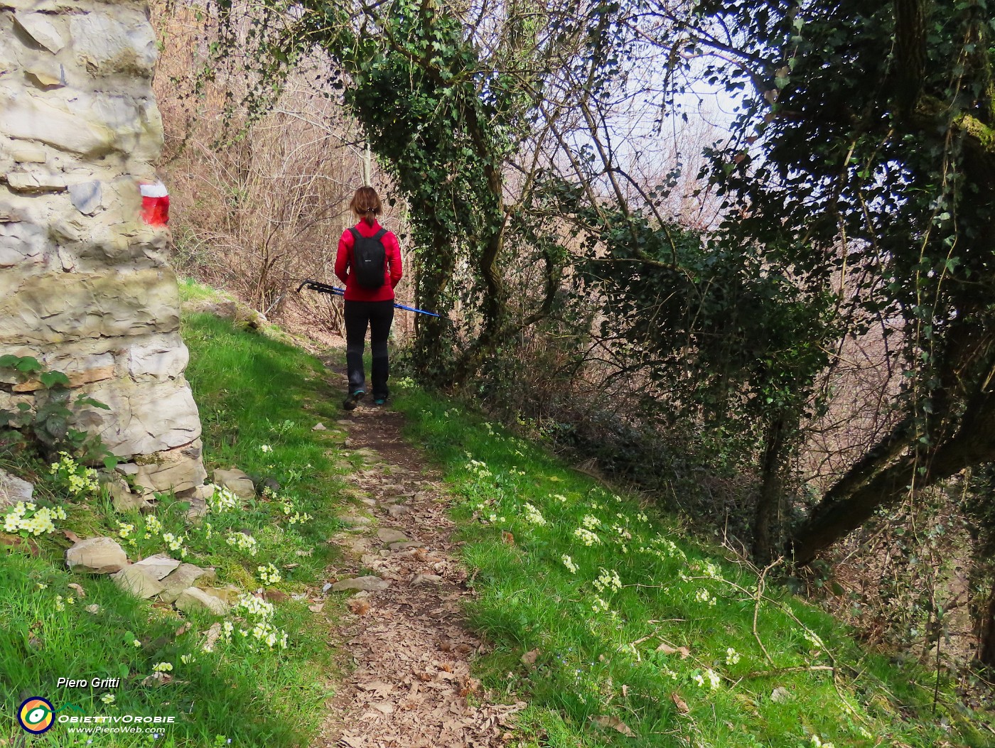 74 Scendiamo al Final dal sent. 584 (variante alta).JPG